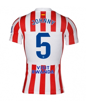 Atletico Madrid Johnny Cardoso #5 Maglia Gara Casa Repliche 2025-26 Maniche Corte